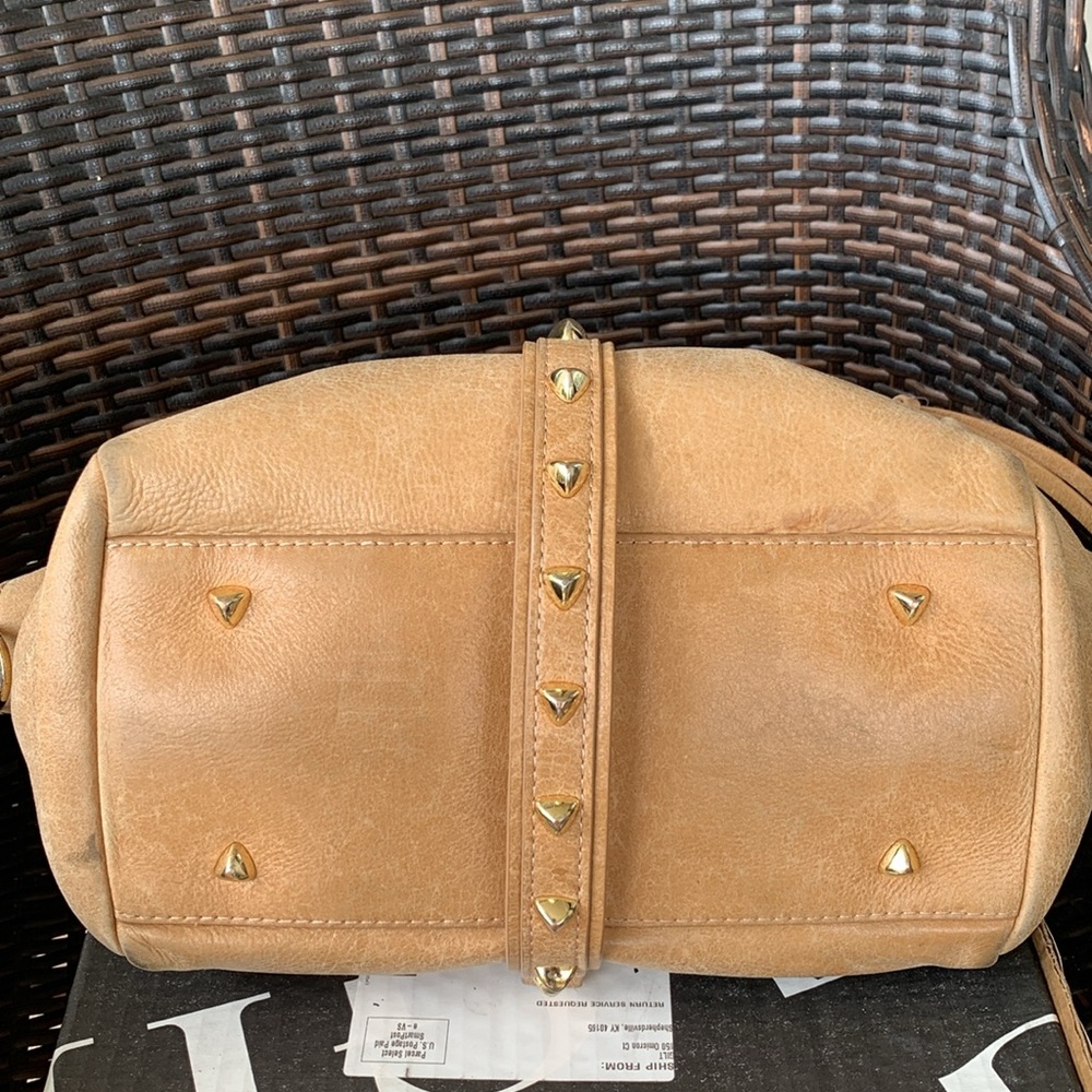 Botkier Trigger Satchel Fringe Leather Bag - image 7